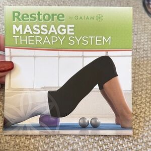 GAIAM Restore Massage Therapy System - Black and Silver
